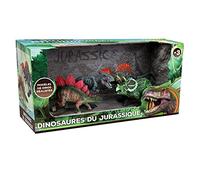 ZANIMO & CO - 4 Dinosauri - 039614 - Verde - Plastica - Da Collezionare - Giocattolo per Bambini - Realistico - Miniatura - Assortimento di Animali - A partire dai 3 anni