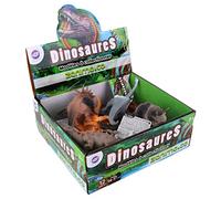 ZANIMO & CO - Pacco di 12 Dinosauri - 030961PA - Multicolore - Plastica - Da Collezionare - Giocattolo per Bambini - Realistico - Miniatura - Assortimento di Animali - A partire dai 3 anni