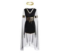 Zanisouta Costume da cosplay da donna, vintage, vestito Cleopatra, dea greca, per il tempo libero, stile antico, guerriero romano, uniforme, Halloween, feste medievali, chimiche, bochic