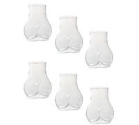 Zankie Bicchieri di Vetro A Forma di Corpo da 1/4/6 Pezzi - Bicchieri da Birra A Forma di Culo Divertenti Bicchiere da Cocktail Creativo per La Festa del Bar di Casa, 450 Ml