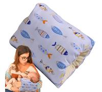 Zankie Culla accogliente, cuscino per culla accogliente | Cuscino per bracciolo accogliente per testa di supporto anti-sputo,Cuscino lavabile morbido e confortevole con foro per braccio