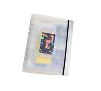 Zankie Photocard Binder A5 Photo Card Holder Book Clear Large Photo Album 6 Rings Scrapbook Card Protectors Sleeve Pages Photo Album Sleeves in Loose Ricaricabile
