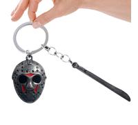 Zankie Portachiavi Film Horror Voorhees Collana Machete Appassionati di Film Regalo Anni '80 Gioielli Horror per Donne Uomini Gioielli di Halloween Regalo