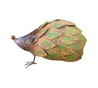 Zankie Statua Riccio - Statua di Riccio in Metallo per Esterno,Sculture Impermeabili per Prato Cortile | Arte Da Giardino Per Prato Patio Terrazza Ufficio Casa