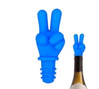 Zankie Tappi per Bottiglie di Vino, Tappo per Vino in Silicone | Tappi in Vetro per Bevande a Forma di Mano - Salvavino Riutilizzabile a Prova di perdite, Decorazione Superiore per Bicchieri da