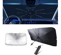 ZanLIn Parasole Parabrezza Auto, Per BMW X5 F15 2014-2018 Protezione UV e Isolamento Termico Pieghevole Visiera Ombrello Parasole