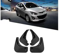 ZanLIn Paraspruzzi Auto per Mazda 2 Hatchback Sedan 2007-2012, Parafanghi Parafango Auto Antispruzzo Guardie Fango Parafanghi Protettivi Schizzi Pneumatici