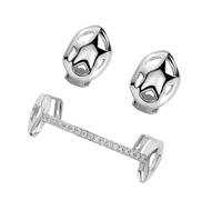 Zanna Rame a Forma Cuore/stella - Gioielli Per La Bocca Hip-hop Per Feste a Tema Cosplay E Giochi Ruolo - Per Denti Geometrici Alla Per Adulti/bambini