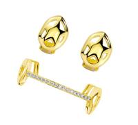 Zanna Rame a Forma Cuore/stella - Gioielli Per La Bocca Hip-hop Per Feste a Tema Cosplay E Giochi Ruolo - Per Denti Geometrici Alla Per Adulti/bambini