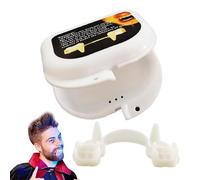 Zanne di vampiro per adulti | zanne retrattili realistiche con funzionamento morbido - accessorio per costume raccapricciante per feste di carnevale Role-Playing ed eventi