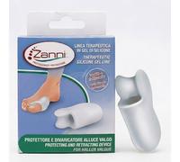 Zanni Protettore e Divaricatore Alluce Valgo, Dispositivo Podologico in Gel Silicone Antidolore, Separatore Alluce Valgo Correttivo per Dita dei Piedi, Lavabile e Riutilizzabile, Misura Unica, Unisex