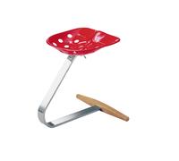 Zanotta Mezzadro - sgabello Rosso - design Achille Castiglioni 1957