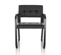 ZANTA B PU - Sedia visitatore Sedia da conferenza Nero
