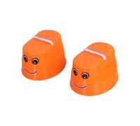 Zanthicia 2 pacchi/lotto trampoli da passeggio divertenti e coinvolgenti per bambini di tutte le età giocattoli sportivi di divertimento all'aria aperta in plastica per bambini , arancia