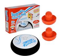 Zanthicia Air Hockey Gioco d'azione da tavolo Hover Puck elettrico Set Air Hockey Hover Puck ABS Dischi e pagaie per su