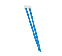 Zanthicia Bacchette per timpani multicolori Bastoncini per tamburi con testa in feltro Accessori per strumenti a percussione Martello per tamburo a doppia testa Adulti, Cielo blu