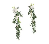 Zanthicia Bellissime decorazioni per matrimoni in eucalipto, splendide composizioni floreali per le sedie della chiesa o per coinvolgere gli ospiti nella decorazione della navata,