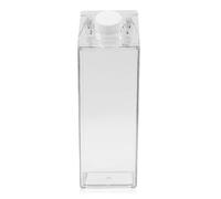 Zanthicia Bottiglia d'acqua quadrata per cartoni animati per latte Scatola per succhi portatile Contenitore per bevande riutilizzabile Bambini Adulti Campeggio Sport all'aria aperta