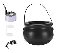 Zanthicia Calderoni delle streghe di Halloween Creatore di nebbia Effetto nebbia spettrale Ampia applicazione Creatore Halloween con luce LED variabile