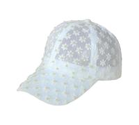 Zanthicia Cappello da Sole Resistente per Donna, Elegante Berretto con Cinturino Regolabile per Il Sole, Berretto da Donna in PE Traspirante, Bianco