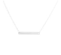 Zanthicia Collana a catena regolabile corta universale stile semplice oro argento accessori donna collane girocollo per ragazze adolescenti, d'argento