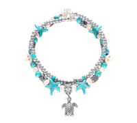 Zanthicia Comode cavigliere da Spiaggia da Indossare per Le Donne, Scelta Come Regalo, bellissime e affascinanti cavigliere a Forma di e Tartaruga.