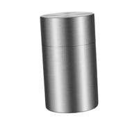 Zanthicia Contenitore multiuso per conservare il caffè macinato, contenitore per conservare il caffè fresco, leggero, resistente, facile da pulire, per tè in titanio ermetico, argenteo, S