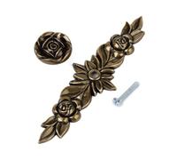 Zanthicia Elegante maniglia per cassetti e ante che dona un tocco di bronzo elegante a cucine, cassettiere e librerie. La maniglia per ante e mobili con fiori verrà fornita