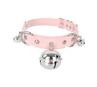 Zanthicia Girocollo a campana Punk gotico Girocollo Gioielli Scelta regalo premurosa per compleanni Anniversari o celebrazioni Collana con colletto gotico, Rosa, Larghezza 2.5 cm