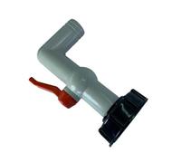 Zanthicia IBC Container Rubinetti per beccuccio Giardino Domestico Rimovibile Rubinetto dell'Acqua on/off Connettori di Controllo Accessori per barili, 90° 32 mm