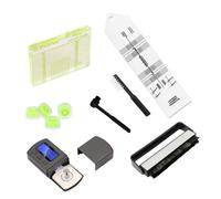 Zanthicia Kit completo per giradischi Vinyl Tool con Per scala di misurazione, righello e goniometro per l'ascolto. Set portatile digitale per giradischi Vinyl Tool con Per scala, metro e