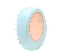 Zanthicia Massaggiatore del cuoio capelluto Doccia manuale portatile Wet Dry Head Care Lavaggio Spazzola per massaggio dei capelli Rilassamento del salone domestico portatile, Blu