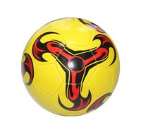 Zanthicia Pallone da gioco per la scuola media di calcio Pallone da calcio elastico e antideflagrante con cuciture fini in PVC per sportivo realizzato in PVC, 1 Giallo