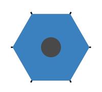 Zanthicia Protezione dal vento e dalla pioggia Coperture protettive per trampolino Trampolini Trampolino sicuro in tela Oxford Protezione solare Tende da sole, 8 piedi-6 colpi
