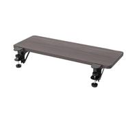 Zanthicia Robusto supporto ergonomico per scrivania con morsetto a C che garantisce comfort durante il lavoro alla scrivania. Il ripiano del bracciolo dal, Marrone, 75 cm