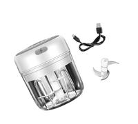 Zanthicia Schiaccia aglio elettrico automatico senza fili da cucina Tritatutto per verdure compatto multifunzionale Frantoio per smerigliatrice USB, Tipo 5