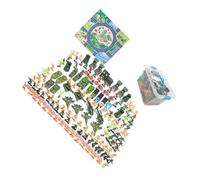 Zanthicia Set di action figure da uomo con modelli realistici, sicuro per i bambini e progettato per incoraggiare il gioco fantasioso. Set di accessori per carri armati da battaglia per soldati.