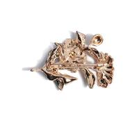 Zanthicia Spilla a fiore vintage Spilla elegante, carina, da ballo, anniversario, compleanno, gioielli d'arte fatti a mano, fidanzata, moglie, regalo, Giallo