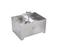 Zanthicia Stampo per tofu in acciaio inossidabile per domestico, estrazione liscia, strumento per pressatura del tofu, tradizionale strumento per vecchio fatto in casa, 16 * 12 * 9 cm