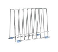 Zanthicia Stendino per piatti in acciaio inossidabile Organizzatore da cucina Borse per la conservazione degli alimenti Stendino - Supporto per stendere sacchetti multiuso, UN