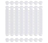 Zanthicia Strisce versatili di barattoli di vernice vuoti per dipinti per bambini, mini tazze per dipingere e contenitori vernice vuoti per la conservazione, strisce, Chiaro, 2 ml 20 cm