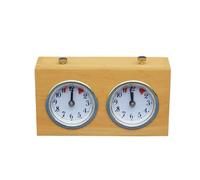 Zanthicia Timer per scacchi Meccanico analogico professionale Conto alla rovescia Cronometro Movimento in lega Orologi da competizione Nessuna batteria necessaria