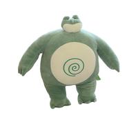 Zanthicia Tiny Head Teddy Bear Cuscino Farcito Piccole teste Procione Giocattolo Cuscini posteriori Fidanzato Abbraccio Cuscini Sedia Regali di compleanno, Rana, 22 CENTIMETRI