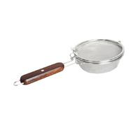 Zanthicia Tostatrice portatile per chicchi di caffè con manico in legno, comoda da tenere e filtro a rete antiscottatura per la tostatura domestica, riutilizzabile