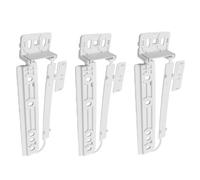 Zanussi piccolo freezer plastica Porte scorrevole staffa di montaggio kit di fissaggio (pacchetto di 3)