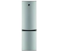 Zanussi ZRB36104XA - Frigorifero freezer, 1845 mm, parte inferiore del congelatore, 329 l, meno formazione di ghiaccio, colore: Ante in acciaio INOX, lati grigi