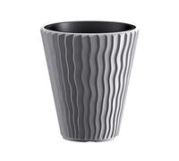 Zanvic Sandy Vaso da Fiori, 29,5 x 33 cm, Mocca, Grigio, 30 CMS