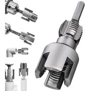 ZANWANXIN Integrated Internal & External Pipe Threading Tool, Pipe Threading Tools, Pvc Thread Maker Tool for Electric Drill (1pcs-3/4")