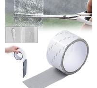 ZANWANXIN Strong Adhesive Screen Repair Tape, Window Screen Repair Tape, Mesh Screen Repair Tape, Household Self-Adhesive Screen Window Repair Patch (Grey)