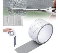 ZANWANXIN Strong Adhesive Screen Repair Tape, Window Screen Repair Tape, Mesh Screen Repair Tape, Household Self-Adhesive Screen Window Repair Patch (Black)
